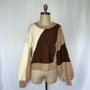 Altar’d State XS Color Block Sweater